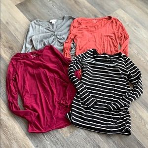 3 plus 1 free maternity shirts